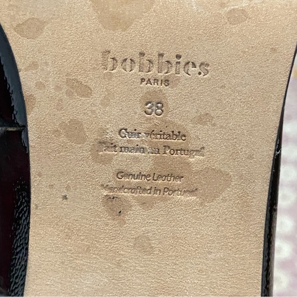 Bobbies Black Women's Ankle Strap Heels - Picture 8 of 10